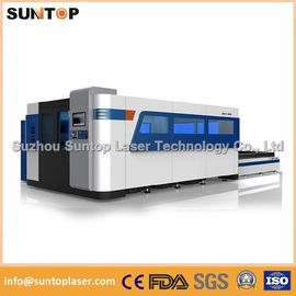 Trung Quốc 2000W Fiber Laser Cutting machine with exchanger working table , laser protection cabinet nhà cung cấp