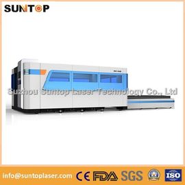 2000W Fiber Laser Cutting machine with exchanger working table , laser protection cabinet nhà cung cấp